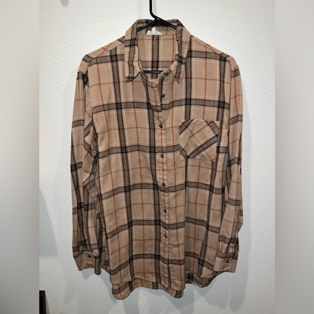 Oversized flannel